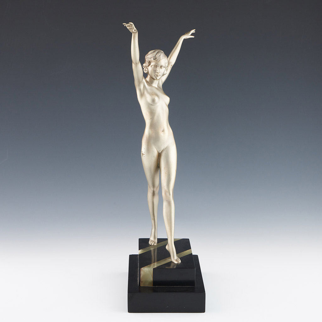 Ferdinand Preiss - Original Art Deco Bronze Preiss Sculpture - Nude Female Bronze Sculpture - Jeroen Markies Art Deco