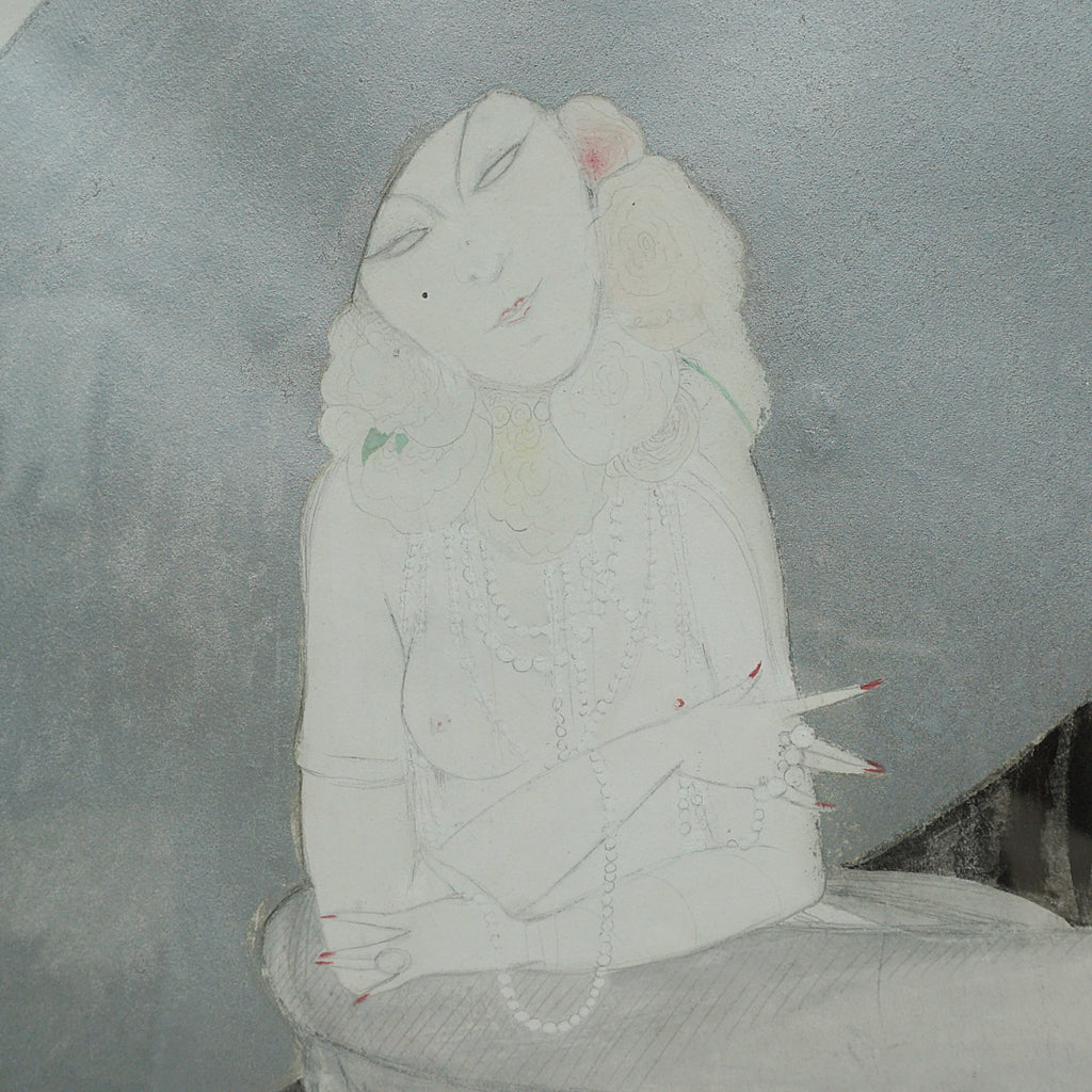 Portrait of Belgian actress Jane Marnac