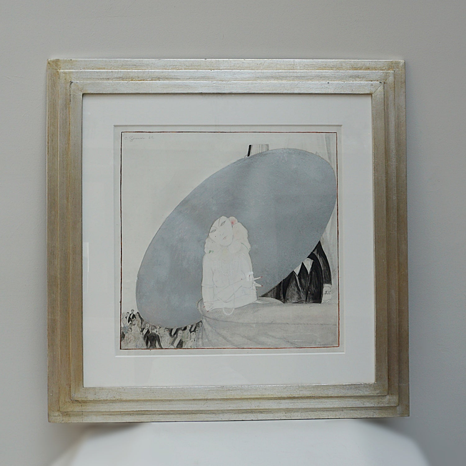 Portrait of Belgian actress Jane Marnac