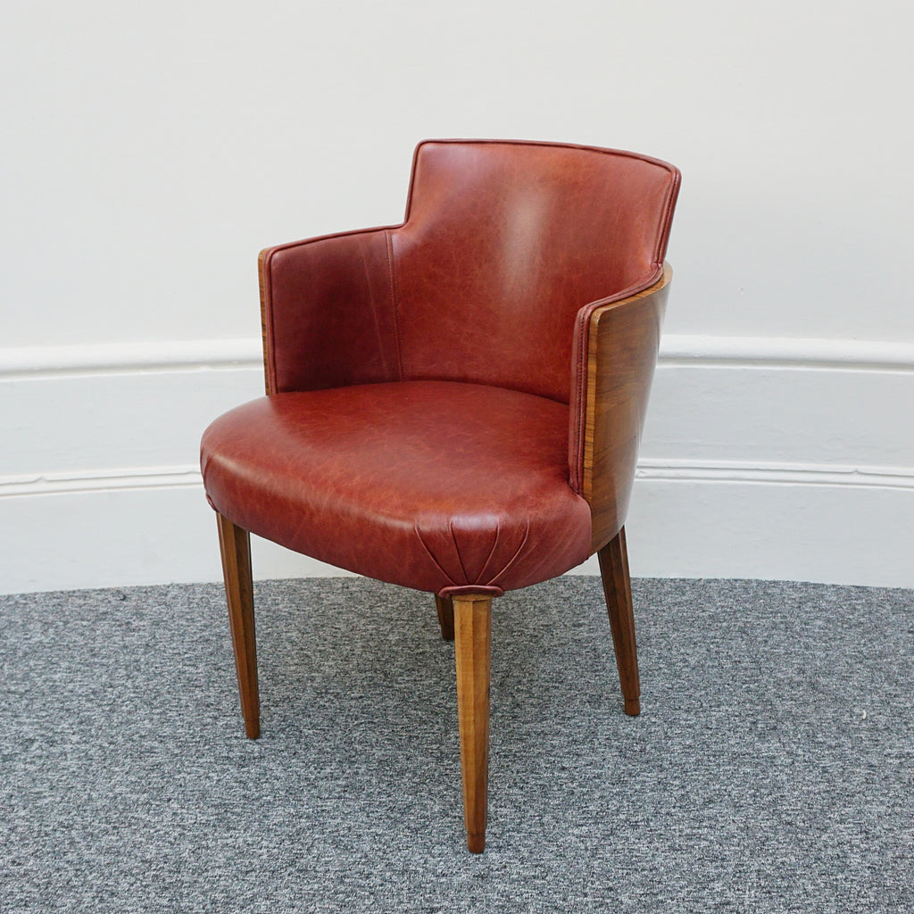 Red tub Chair - Jeroen Markies Art Deco