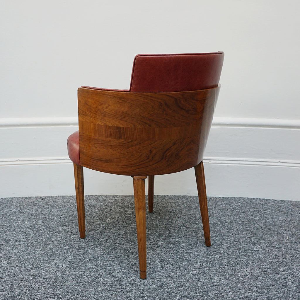 Red tub Chair - Jeroen Markies Art Deco