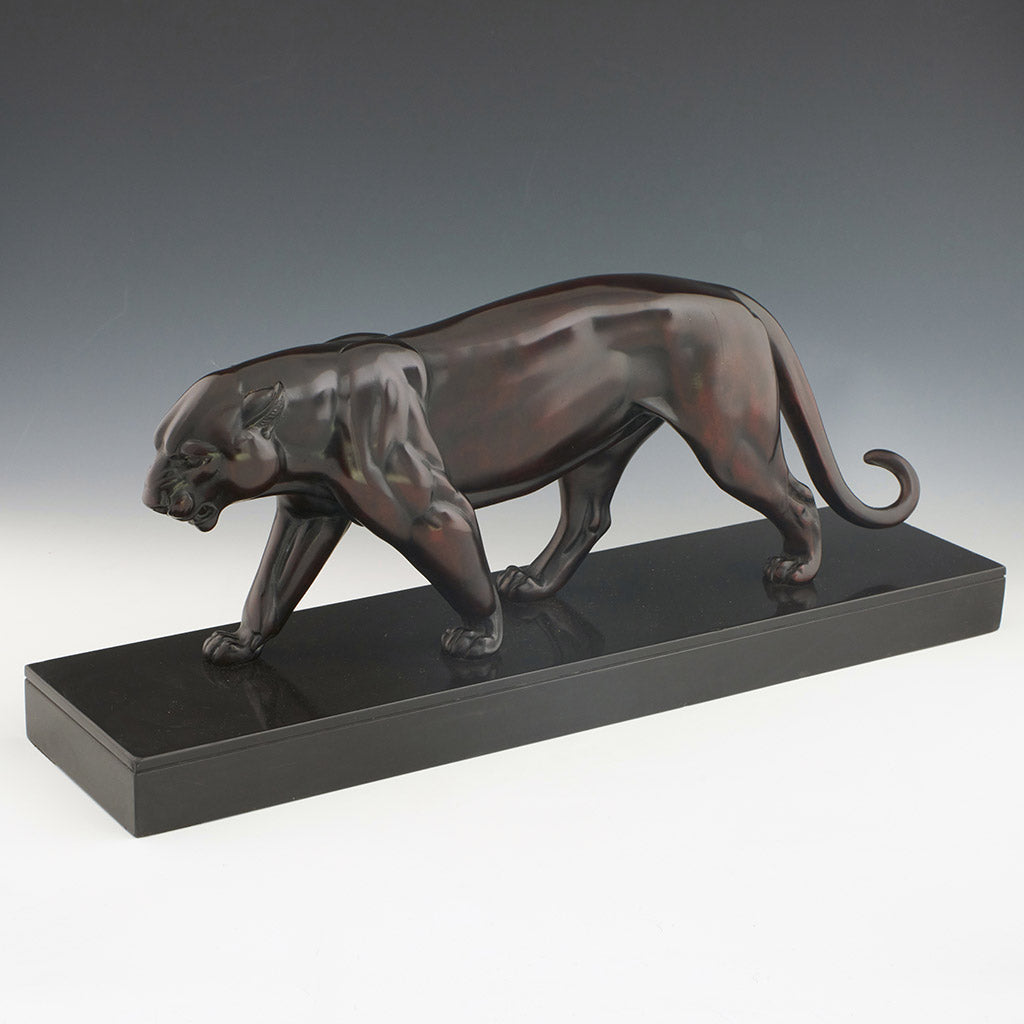 Rochard Art Deco Bronze  Panther - Jeroen Markies Art Deco