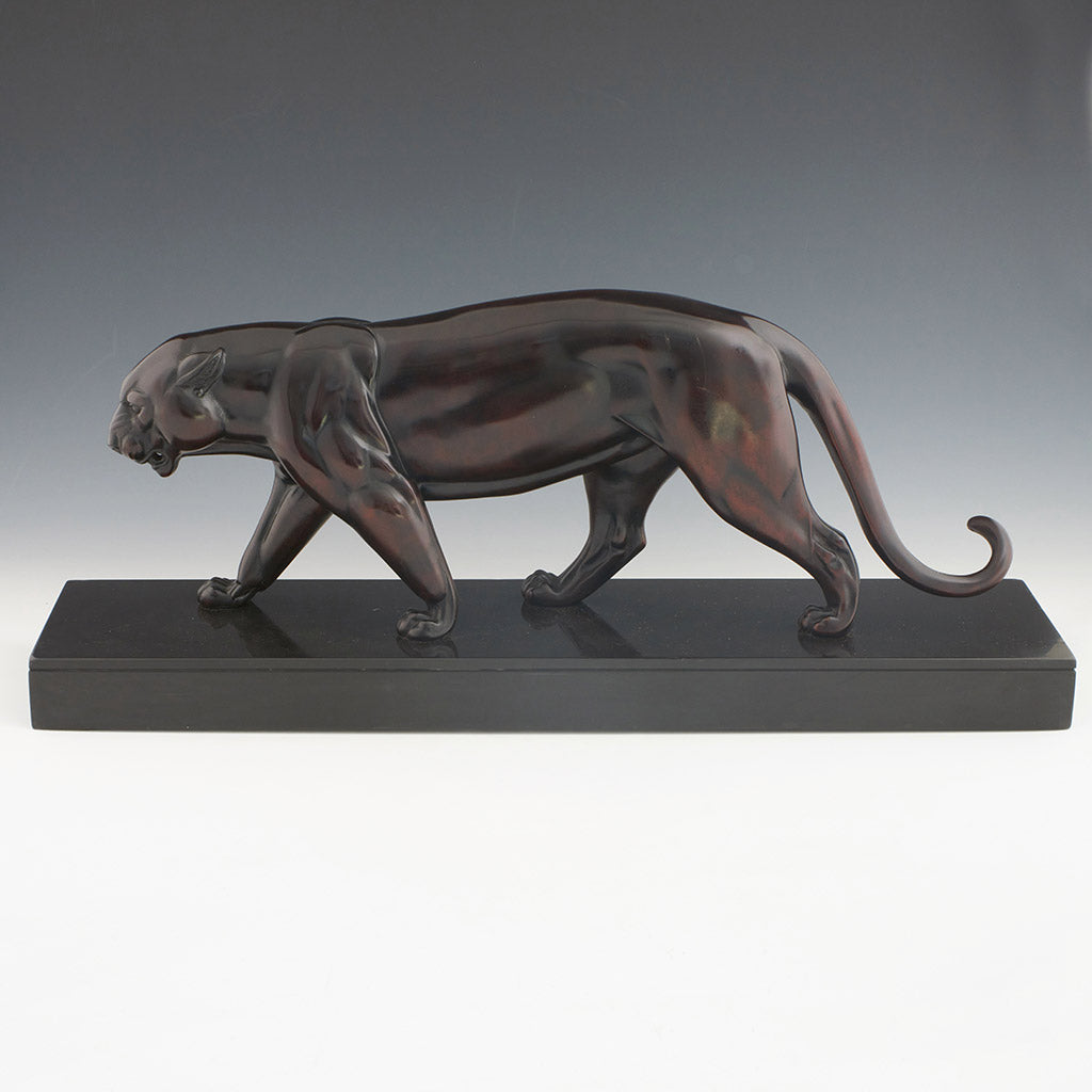 Rochard Art Deco Bronze  Panther - Jeroen Markies Art Deco
