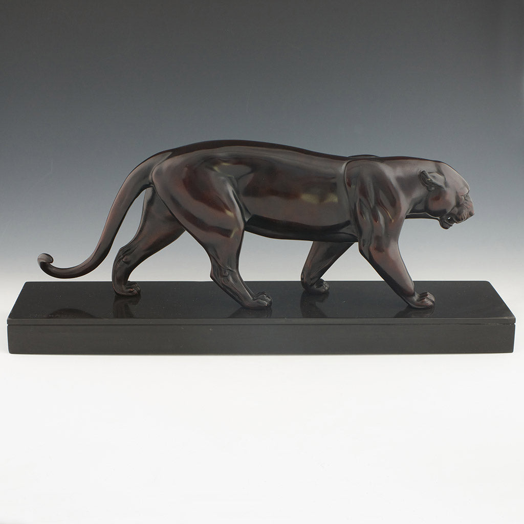 Rochard Art Deco Bronze  Panther - Jeroen Markies Art Deco