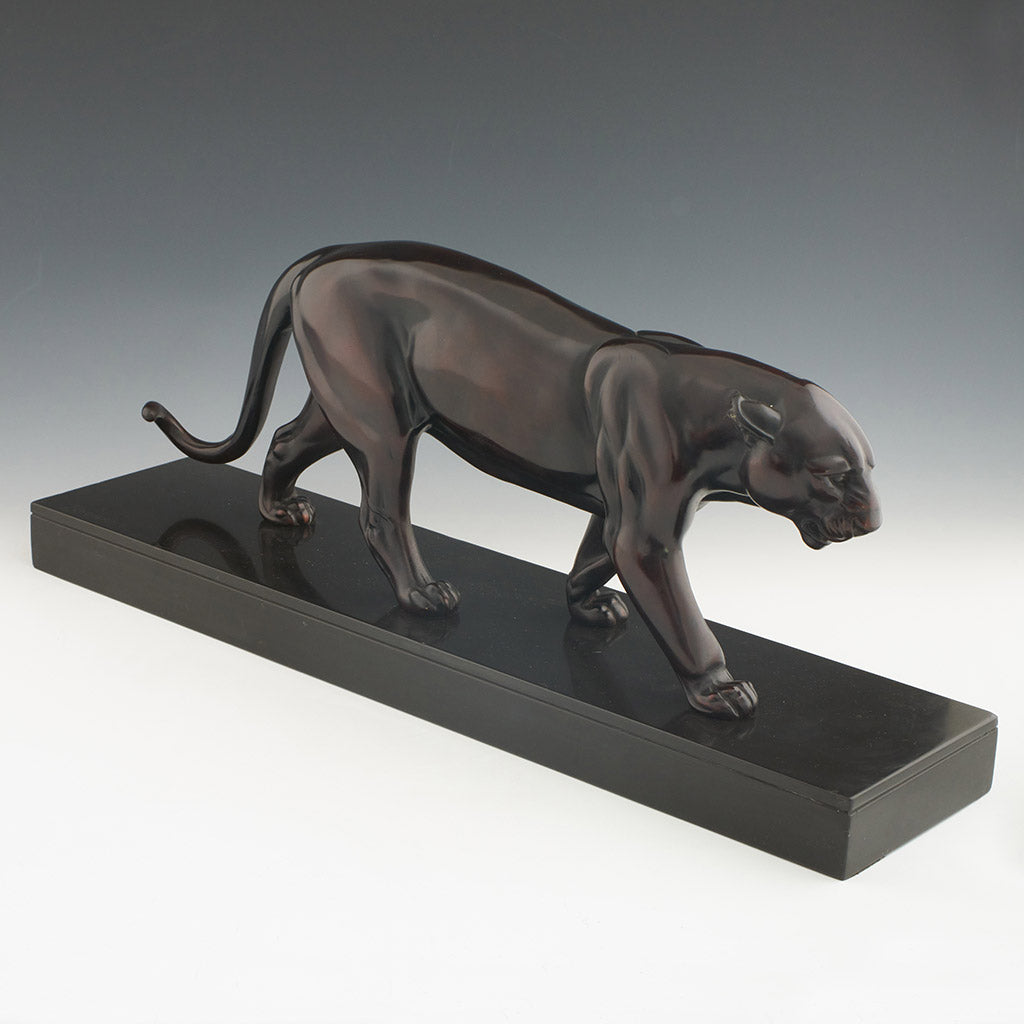 Rochard Art Deco Bronze  Panther - Jeroen Markies Art Deco