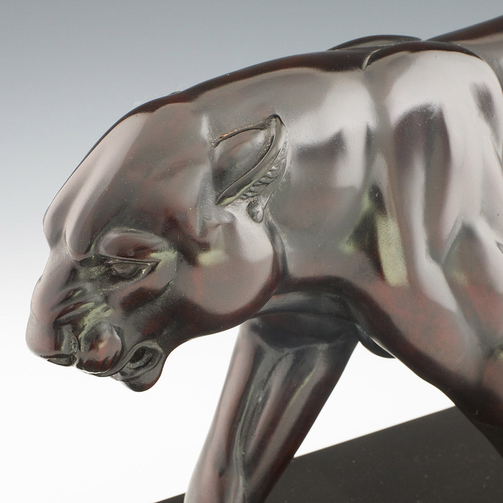 Rochard Art Deco Bronze  Panther - Jeroen Markies Art Deco