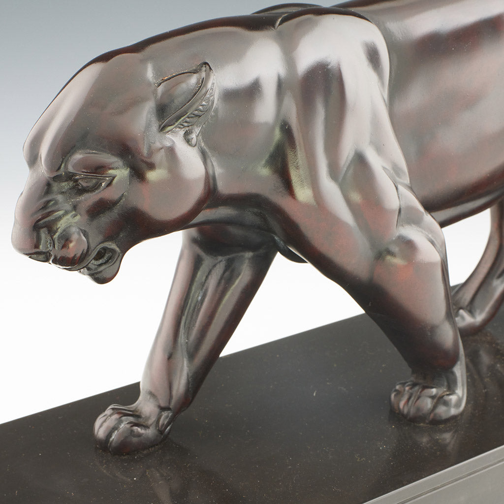 Rochard Art Deco Bronze  Panther - Jeroen Markies Art Deco