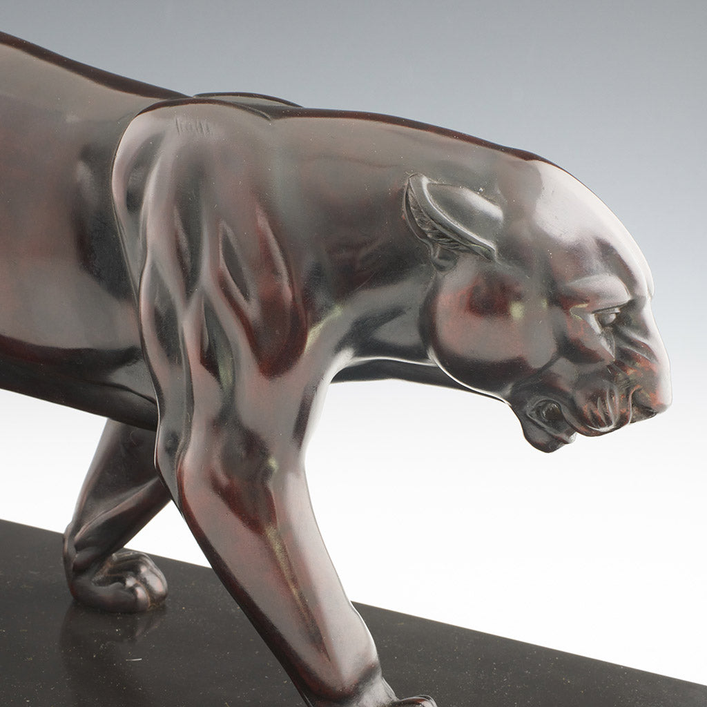 Rochard Art Deco Bronze  Panther - Jeroen Markies Art Deco