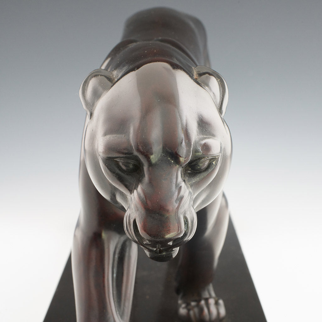 Rochard Art Deco Bronze  Panther - Jeroen Markies Art Deco