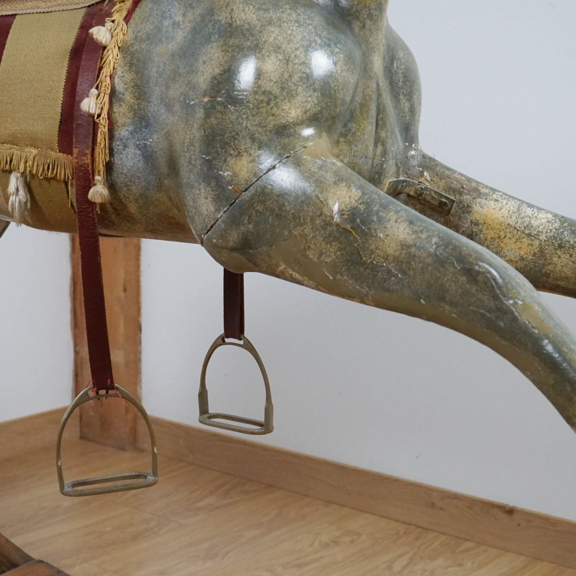 Large Early Victorian Carousel Rocking Horse