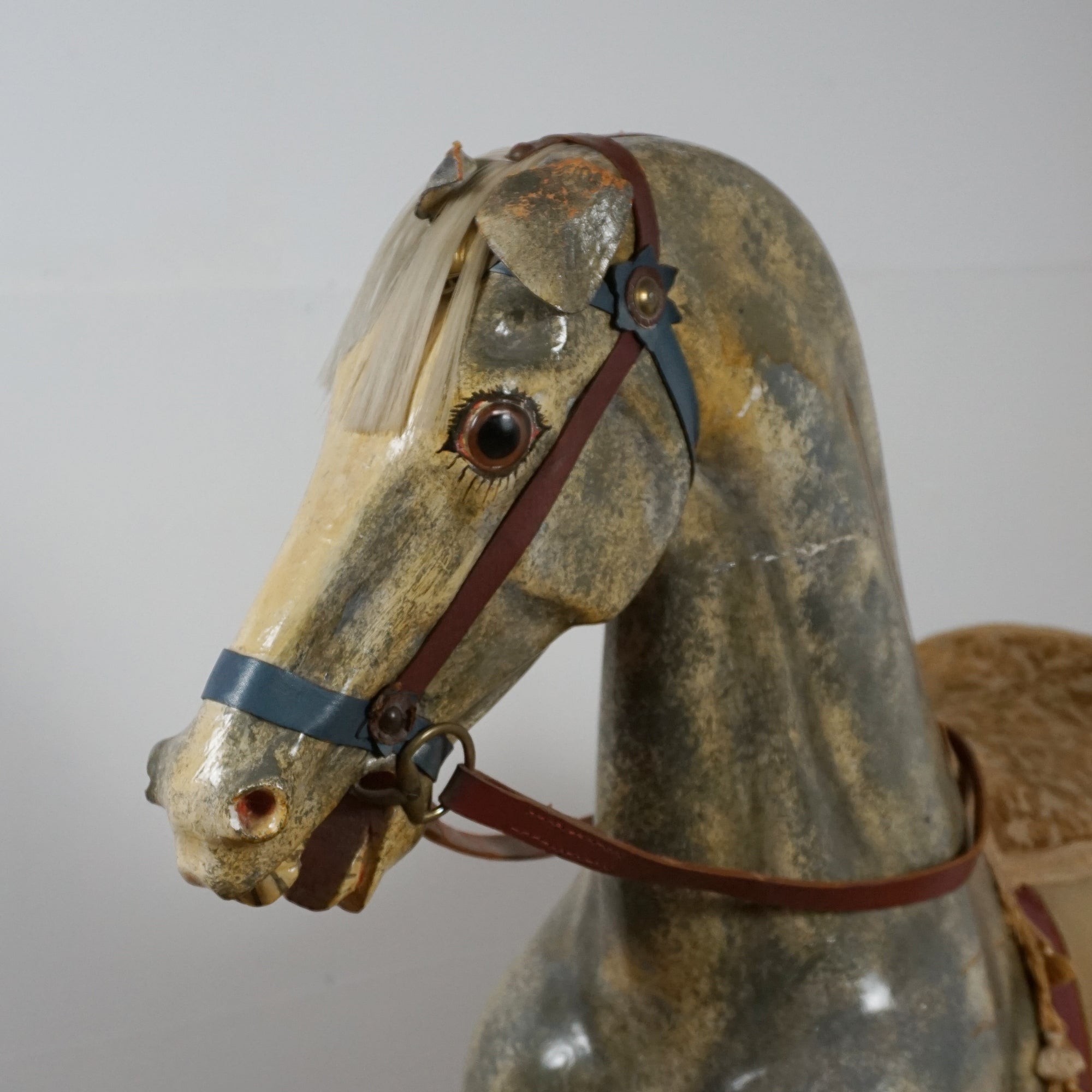 Large Early Victorian Carousel Rocking Horse