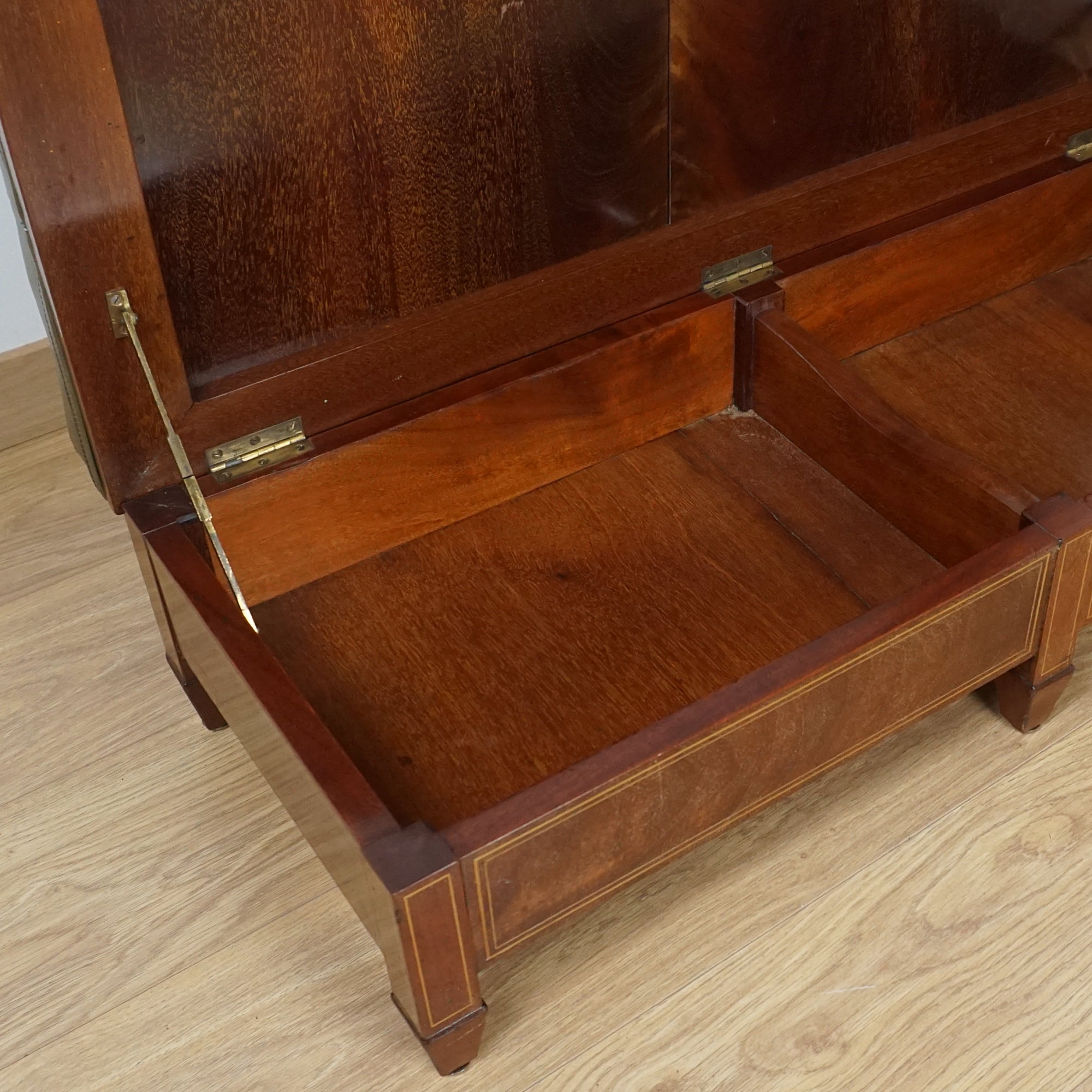 James Shoolbred & Co Edwardian Footstool - Markies Antiques Ltd