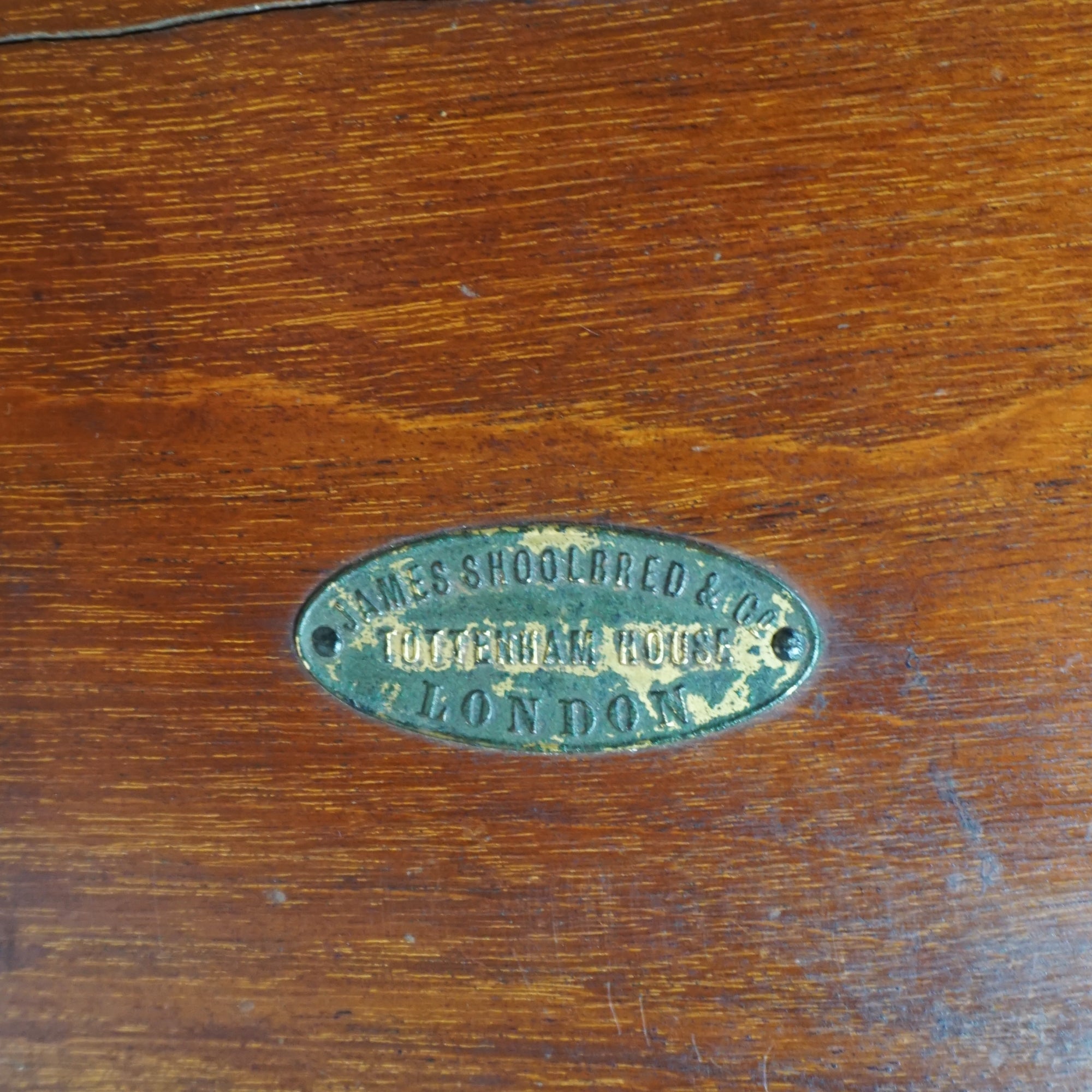 James Shoolbred & Co Edwardian Footstool - Markies Antiques Ltd