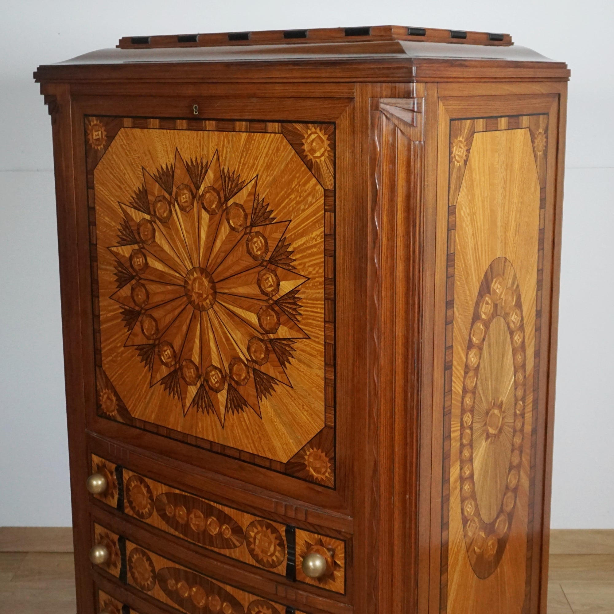 Art Deco Secretaire Cabinet