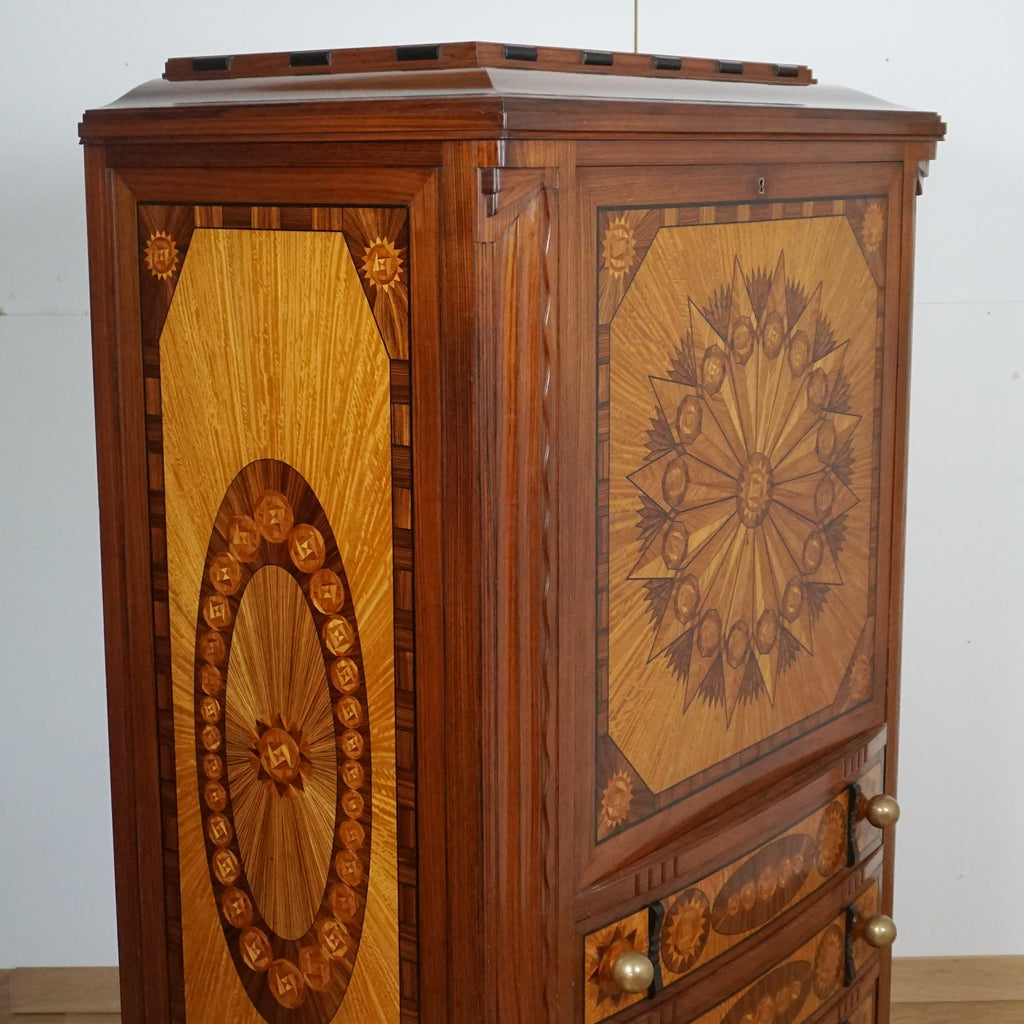 Art Deco Secretaire Cabinet