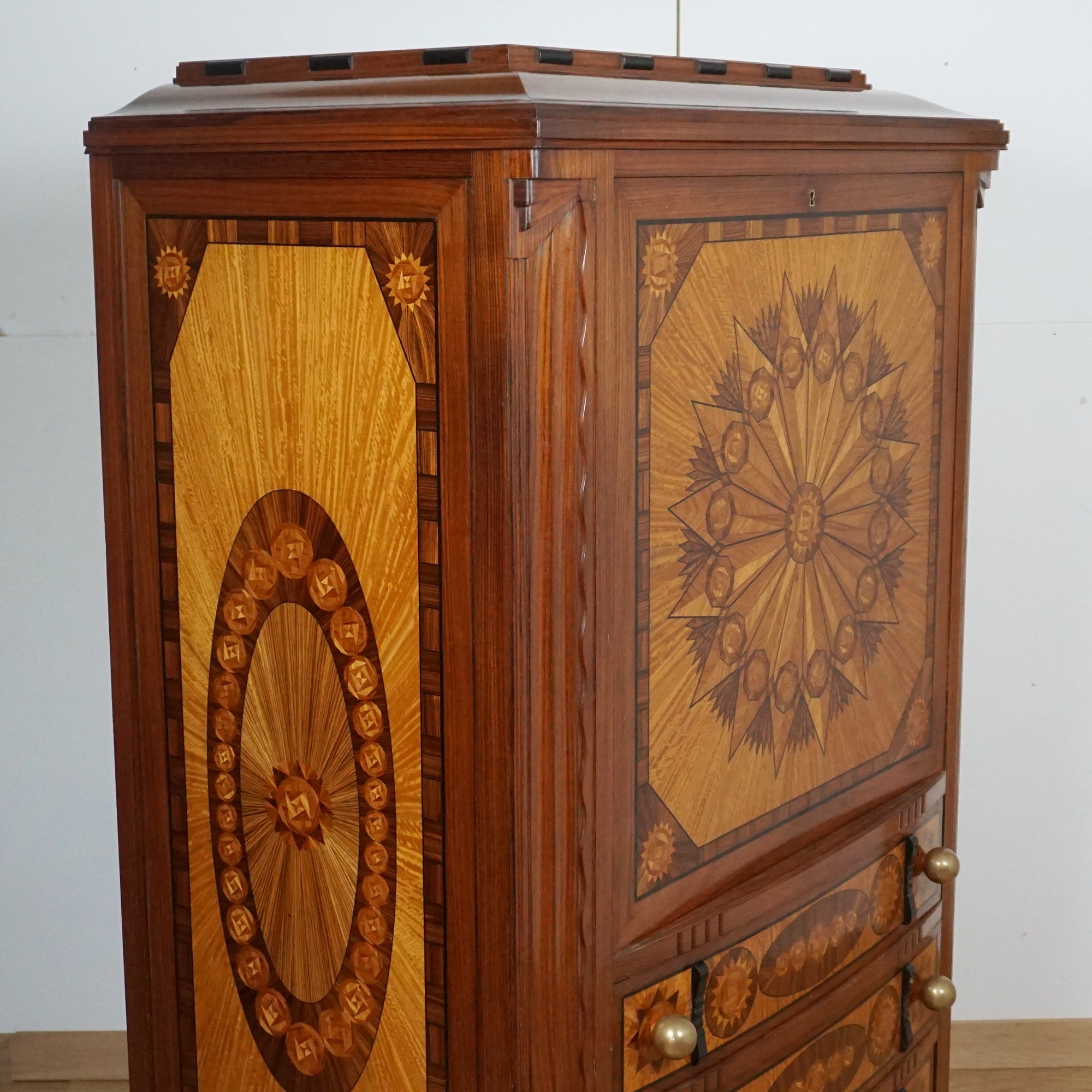 Art Deco Secretaire Cabinet