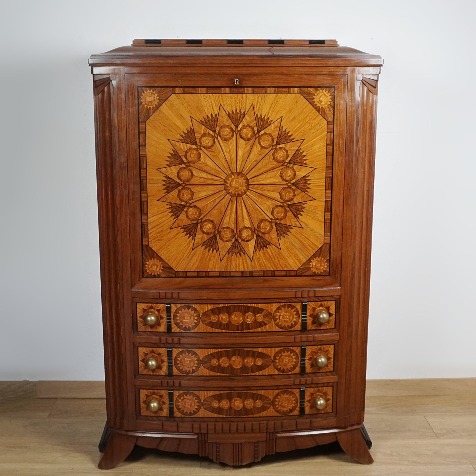 Art Deco Secretaire Cabinet