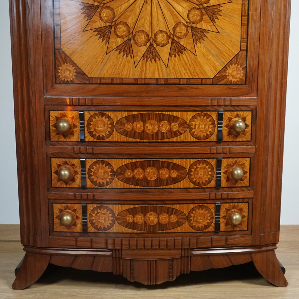 Art Deco Secretaire Cabinet