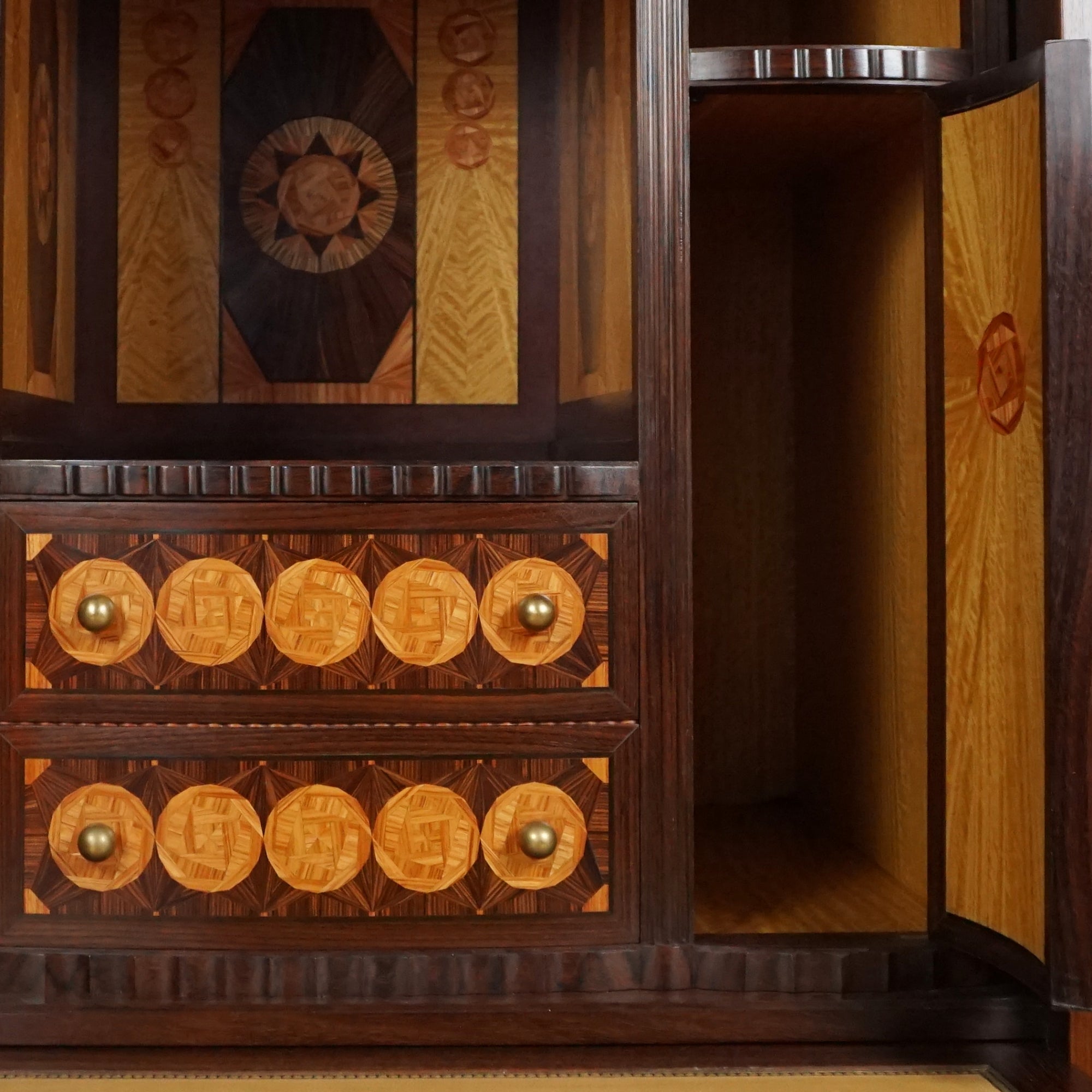 Art Deco Secretaire Cabinet