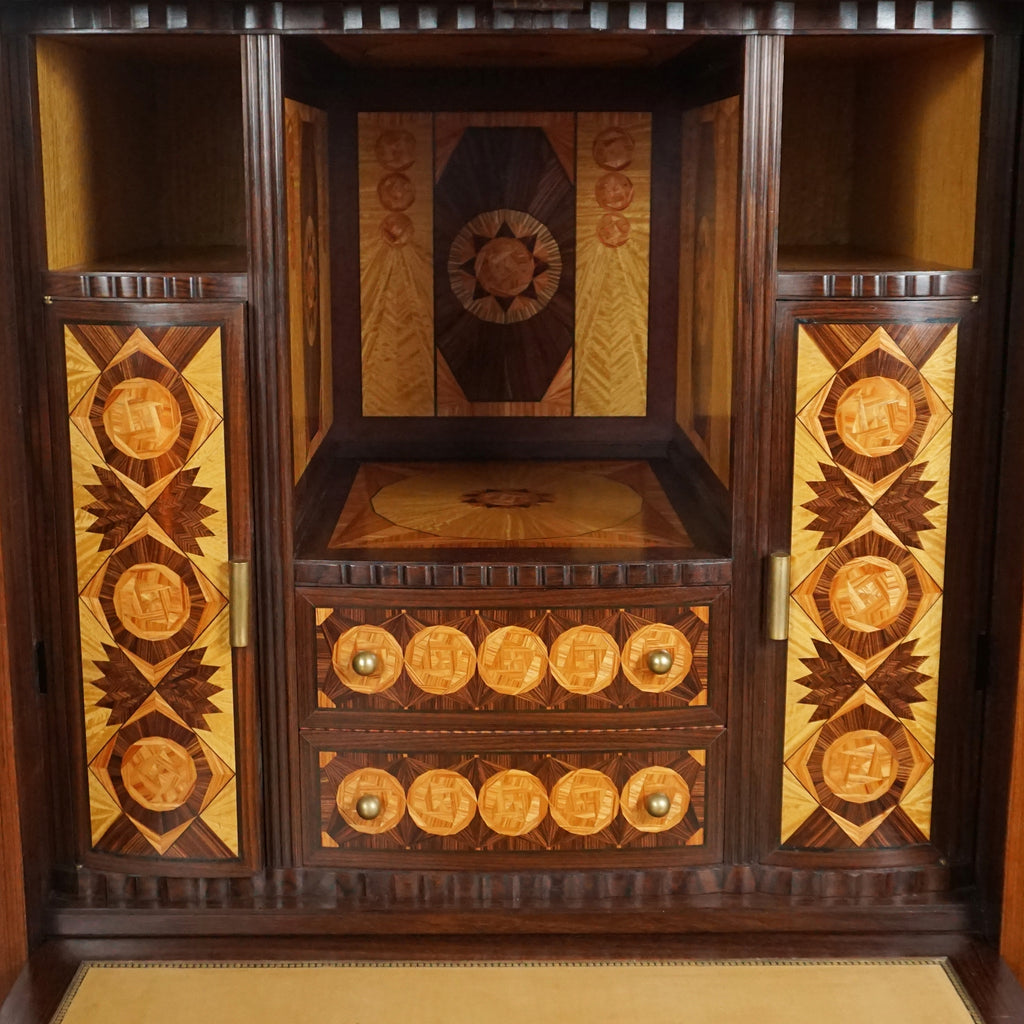 Art Deco Secretaire Cabinet