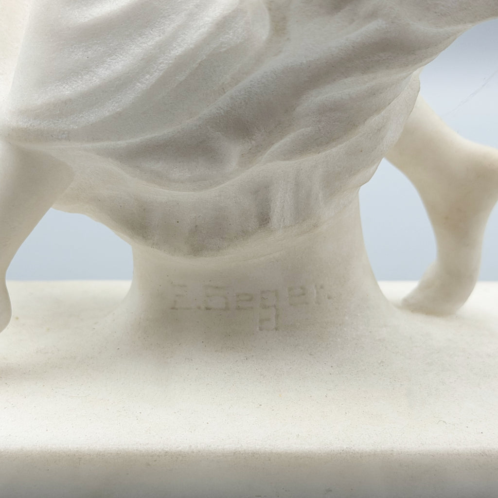 Ernst Seger Art Deco Dancing Lady in Marble - Markies Antiques Ltd