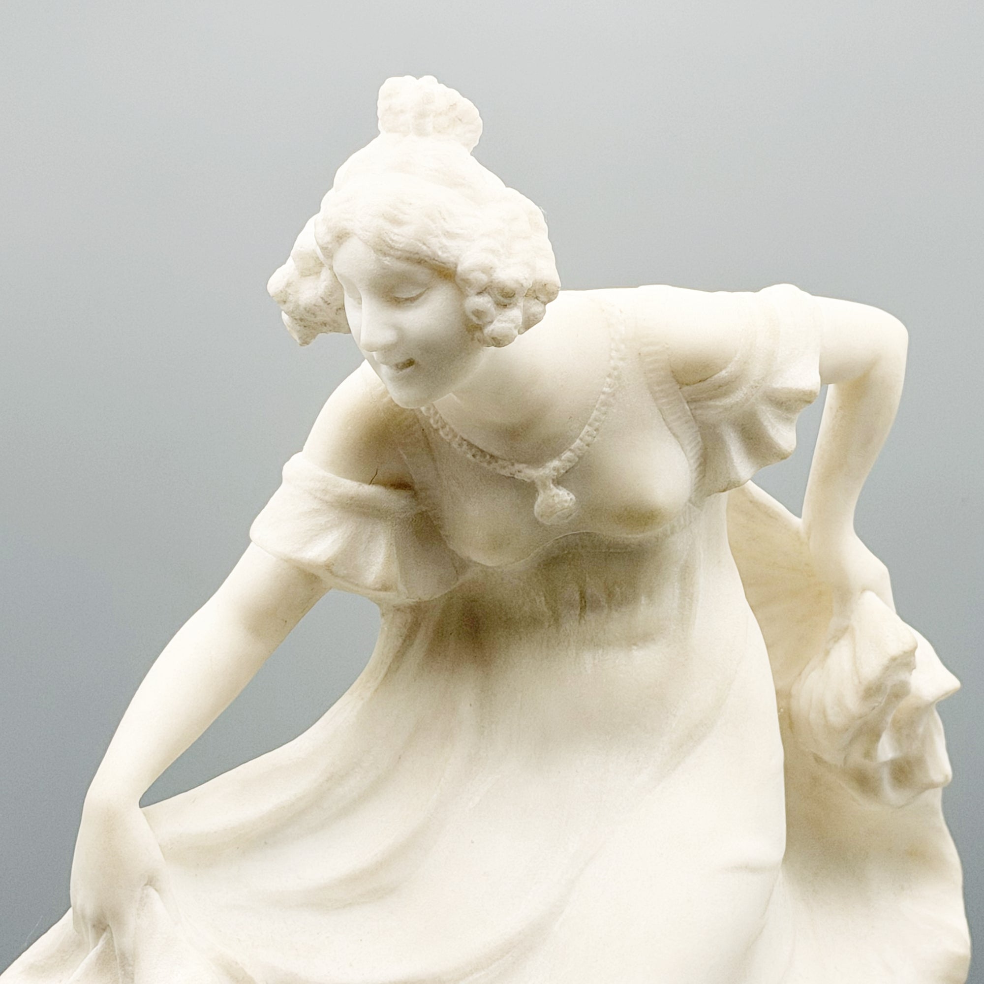 Ernst Seger Art Deco Dancing Lady in Marble - Markies Antiques Ltd