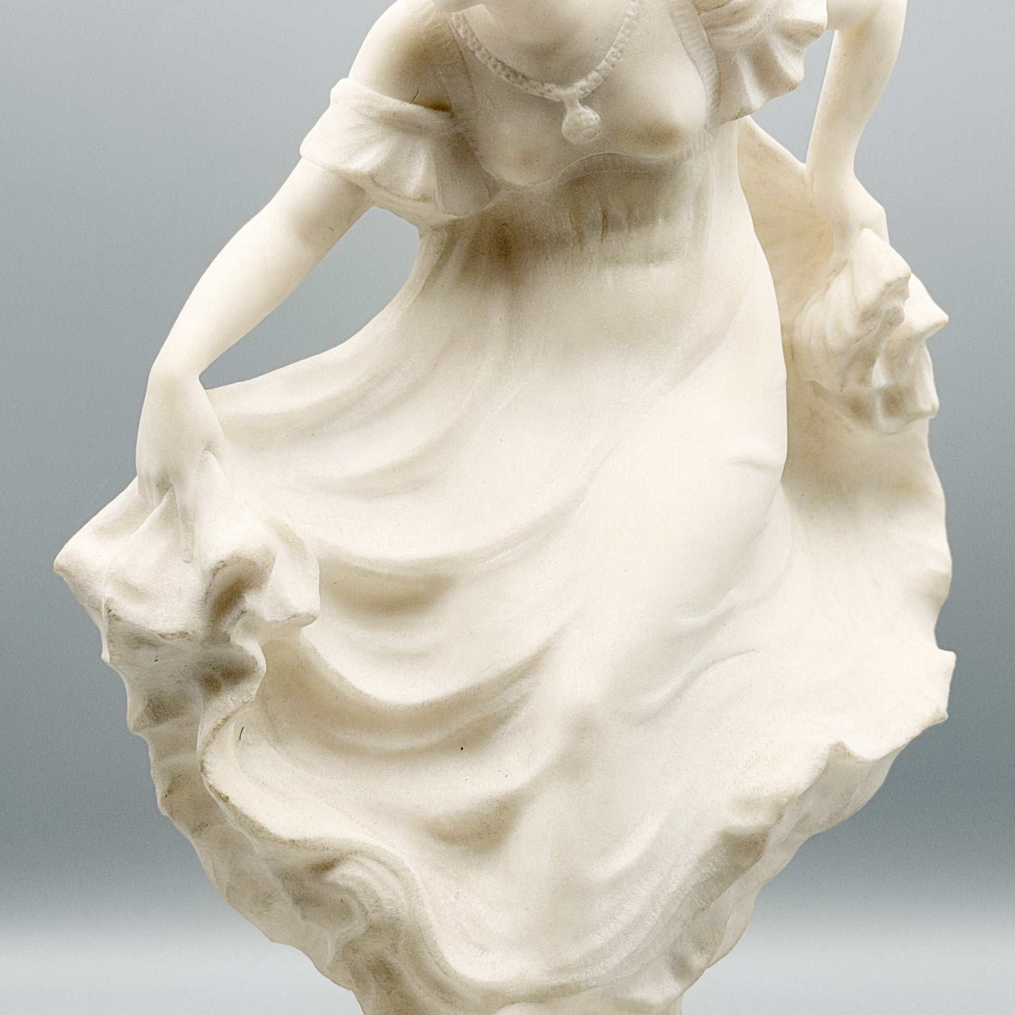 Ernst Seger Art Deco Dancing Lady in Marble - Markies Antiques Ltd