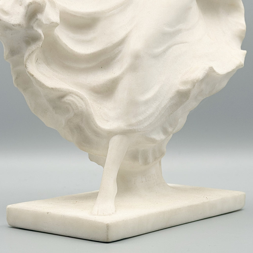 Ernst Seger Art Deco Dancing Lady in Marble - Markies Antiques Ltd