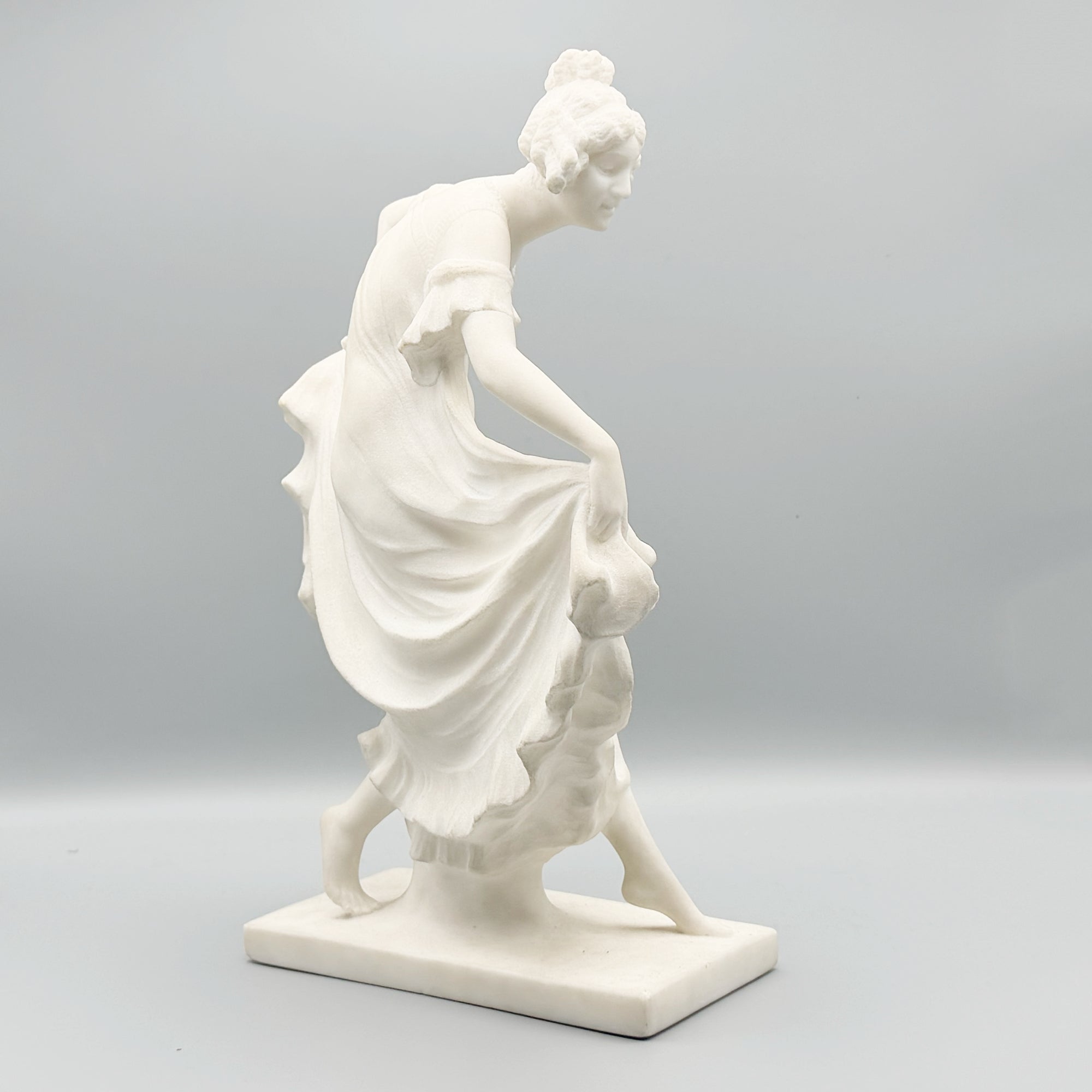 Ernst Seger Art Deco Dancing Lady in Marble - Markies Antiques Ltd