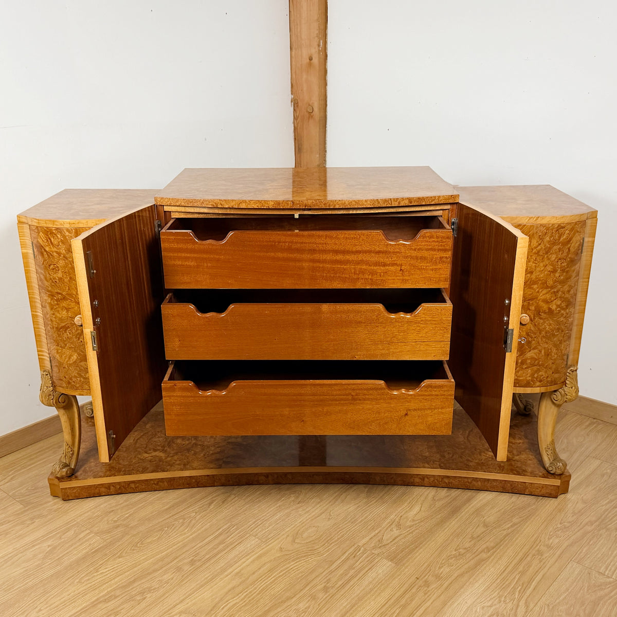 Art Deco Sideboard by Harry & Lou Epstein - Original Period Art Deco Furniture | Markies Antiques Ltd 