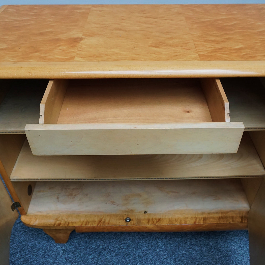 Vintage French Art Deco Maple Veneered Sideboard - Jeroen Markies Art Deco