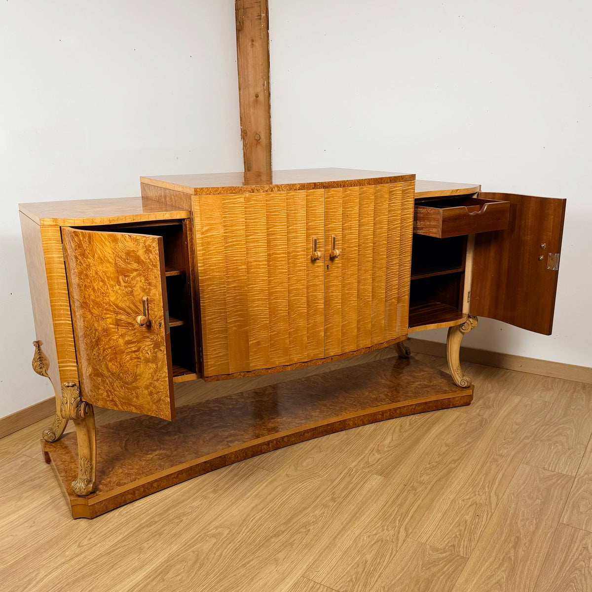 Art Deco Sideboard by Harry & Lou Epstein - Original Period Art Deco Furniture | Markies Antiques Ltd 