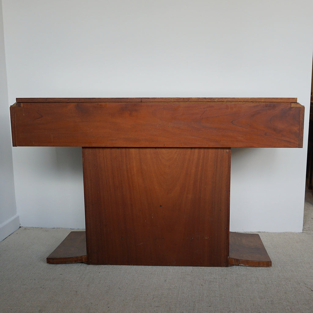 Burr Walnut Console Table by Hille. 1930's English furniture- Jeroen Markies Art Deco
