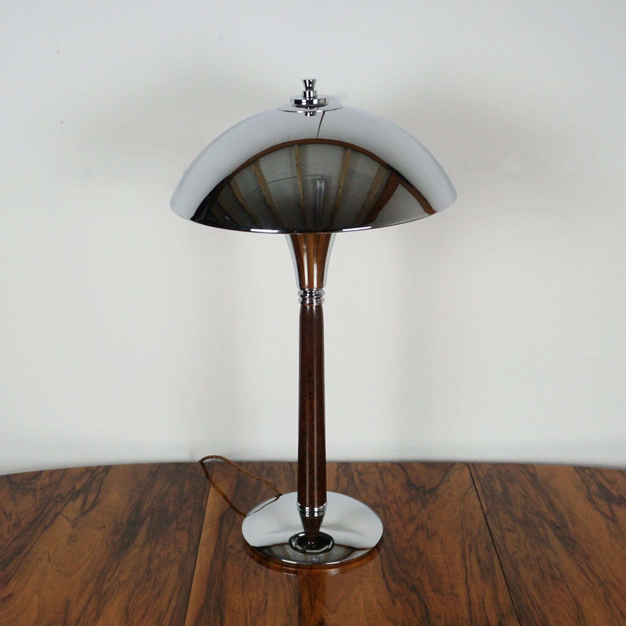 Art Deco Brown Bakelite Dome Lamp - Markies Antiques Ltd