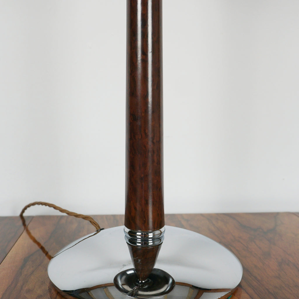 Art Deco Brown Bakelite Dome Lamp - Markies Antiques Ltd