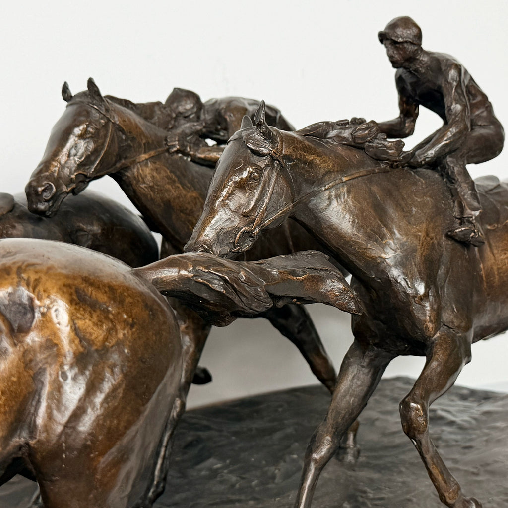 John Skeaping Racehorse Group Limited edition bronze sculpture of racehorses | Markies Antiques Ltd