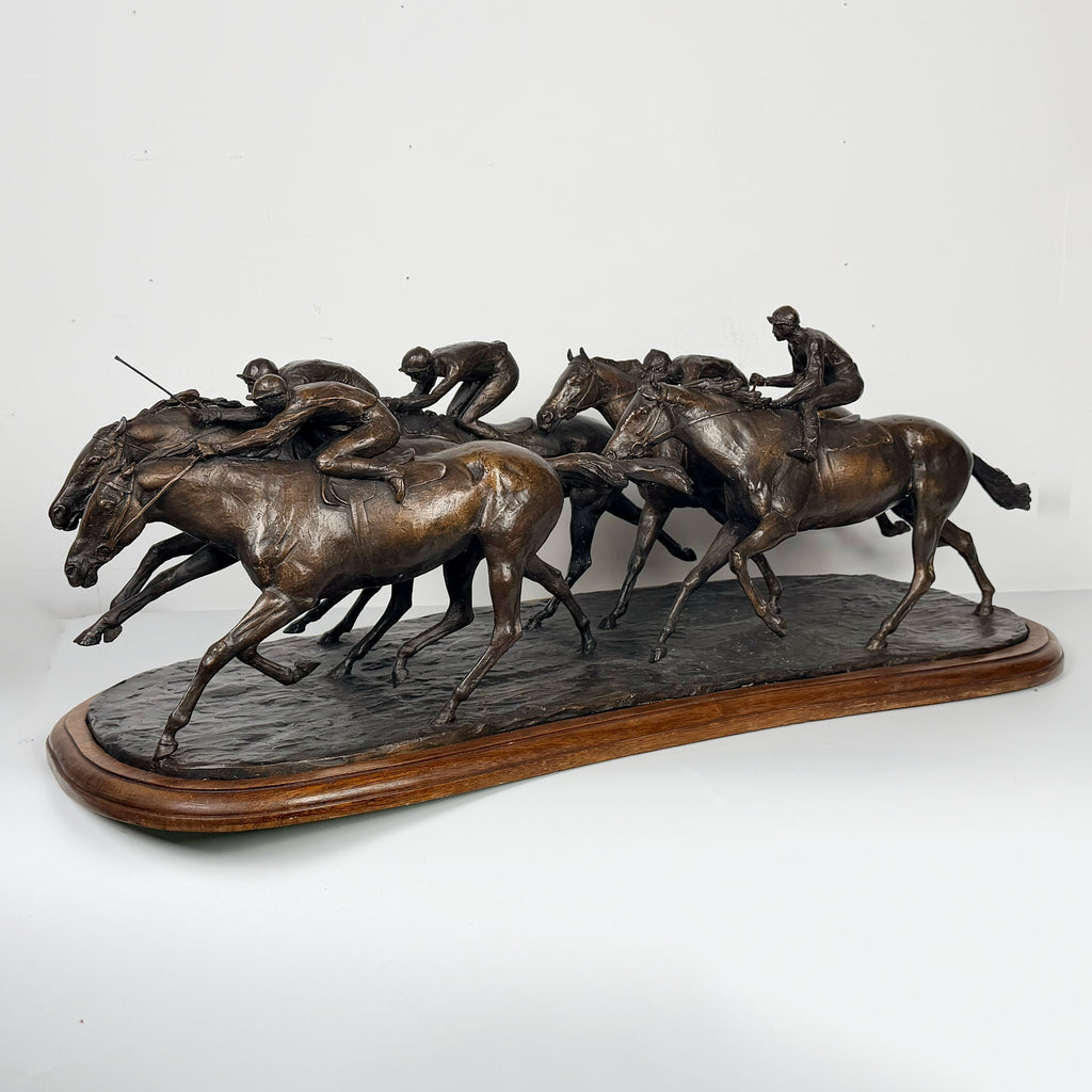 John Skeaping Racehorse Group Limited edition bronze sculpture of racehorses | Markies Antiques Ltd