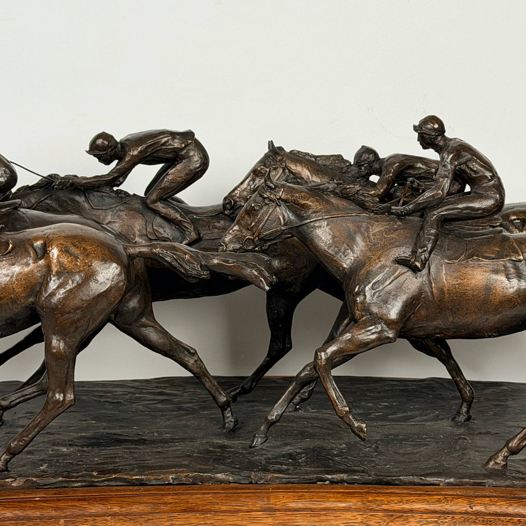 John Skeaping Racehorse Group Limited edition bronze sculpture of racehorses | Markies Antiques Ltd