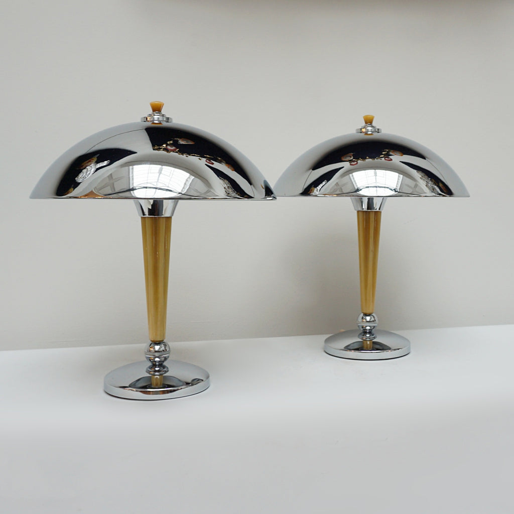 A pair of Art Deco style dome lamps - Jeroen Markies Art Deco