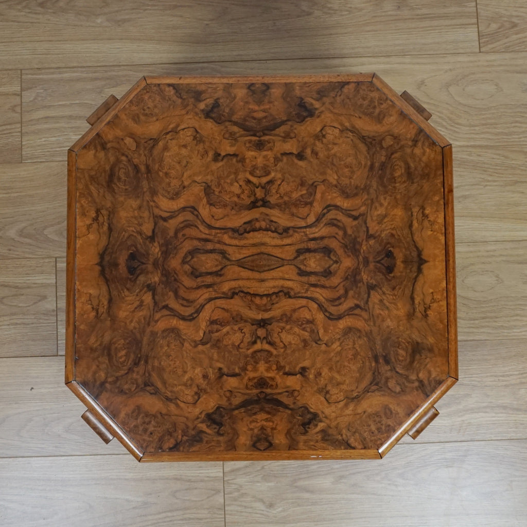 Art Deco Burr Walnut Coffee Table - Jeroen Markies Art Deco