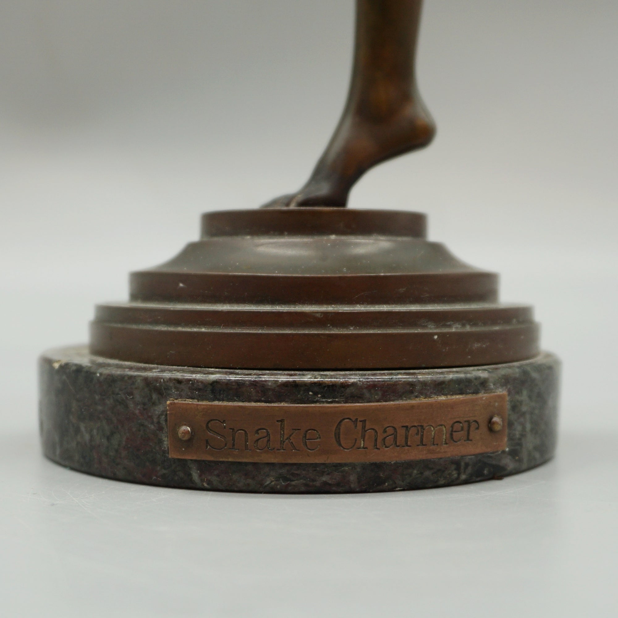 'Snake Charmer' Paul Philippe Art Deco Bronze - Markies Antiques 