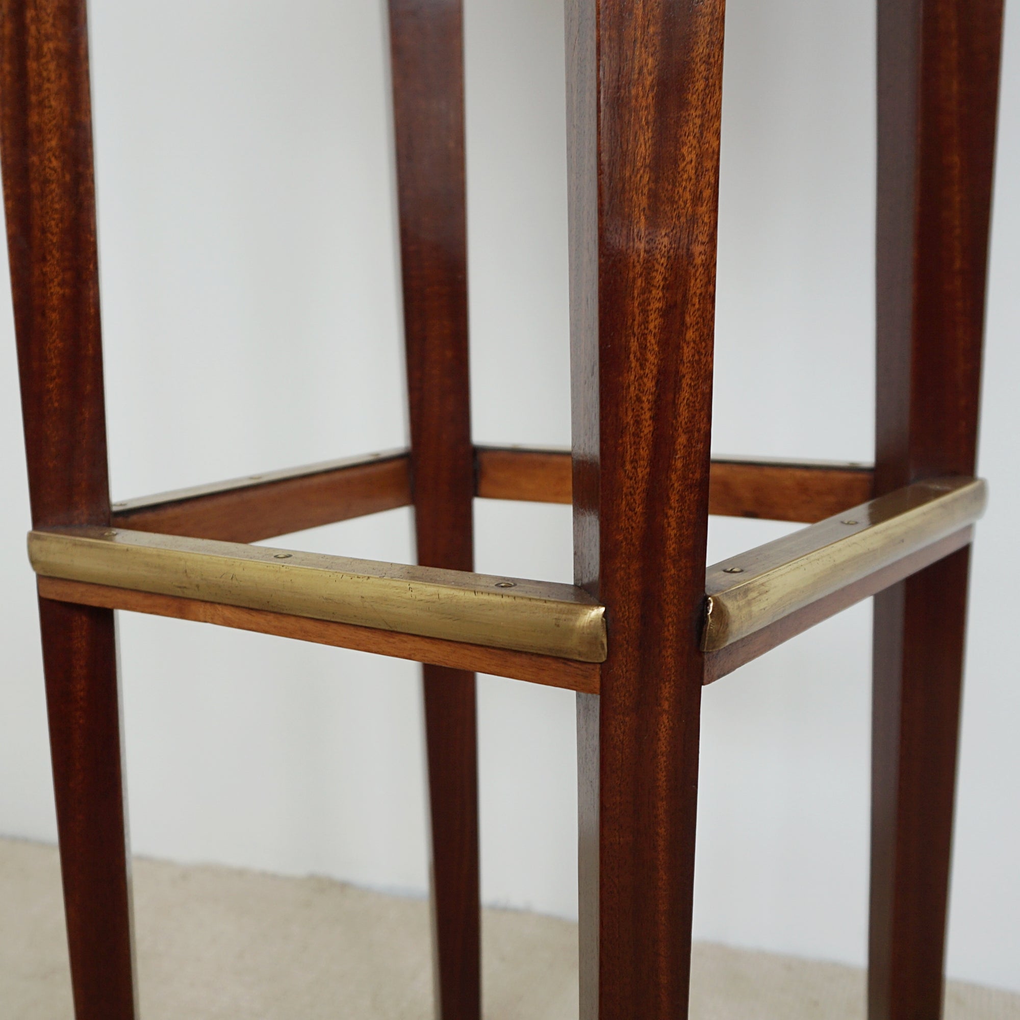 Art Deco Bar Seating, 1930s bar stalls. Solid walnut - Jeroen Markies Art Deco