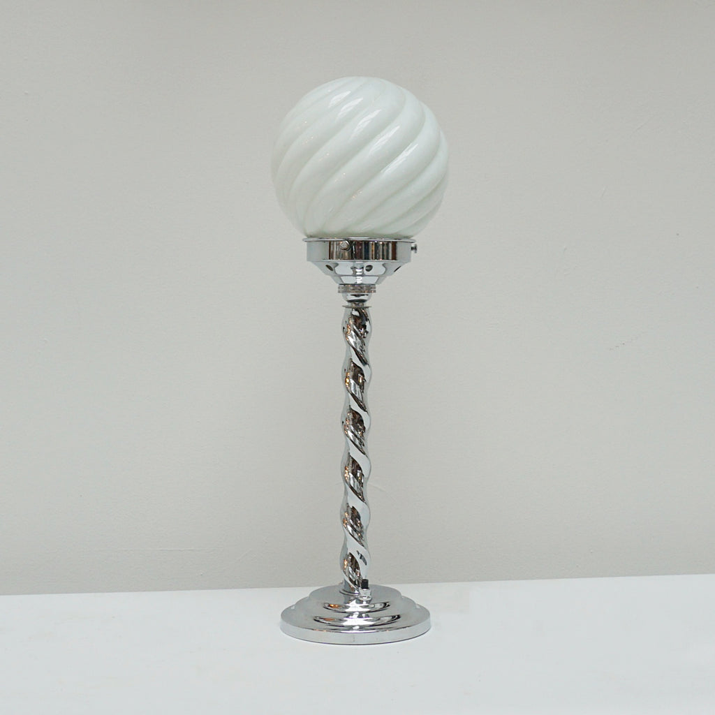 Barley Coiled Chrome Lamps - Jeroen Markies Art Deco