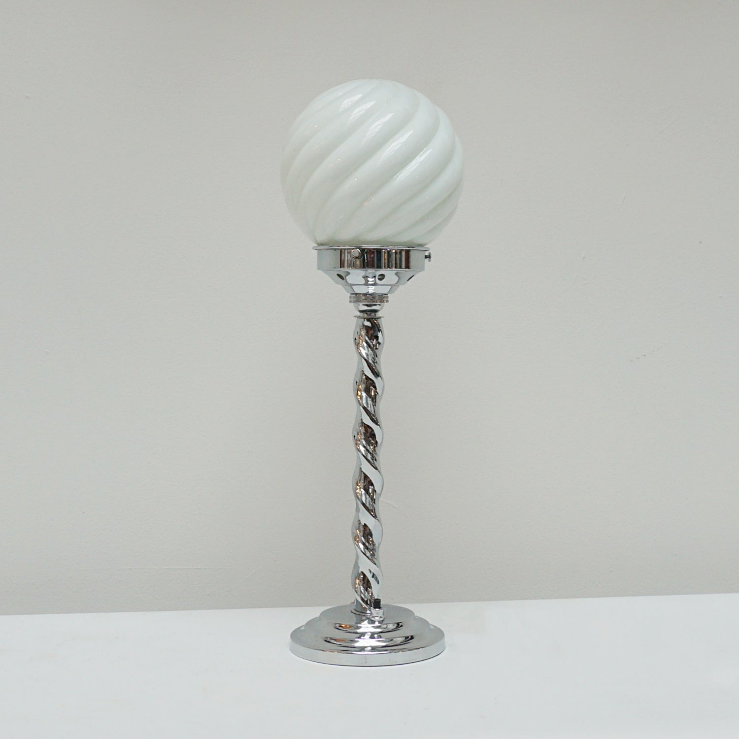 Barley Coiled Chrome Lamps - Jeroen Markies Art Deco