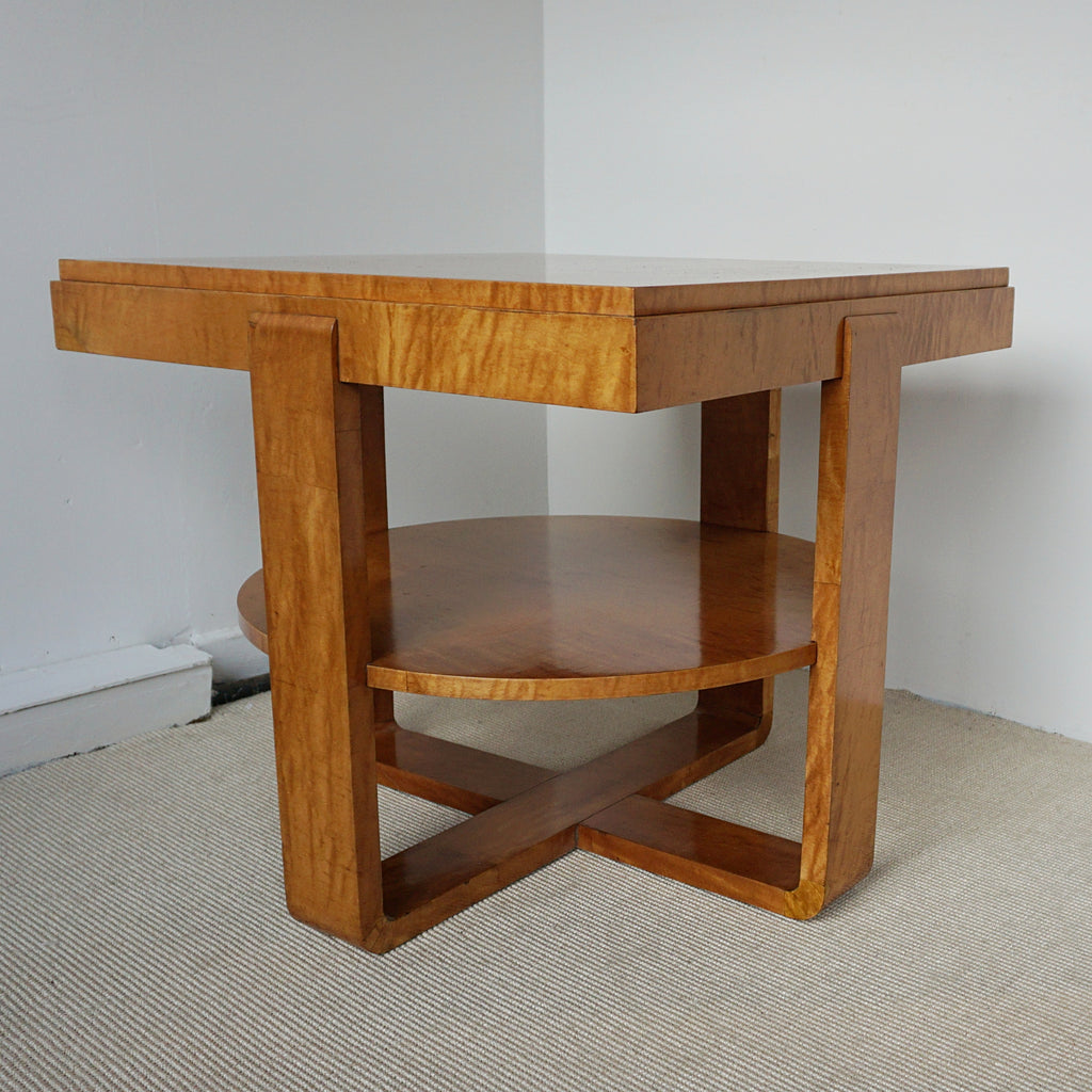 English Art Deco  Satinwood Coffee Table - Jeroen Markies Art Deco
