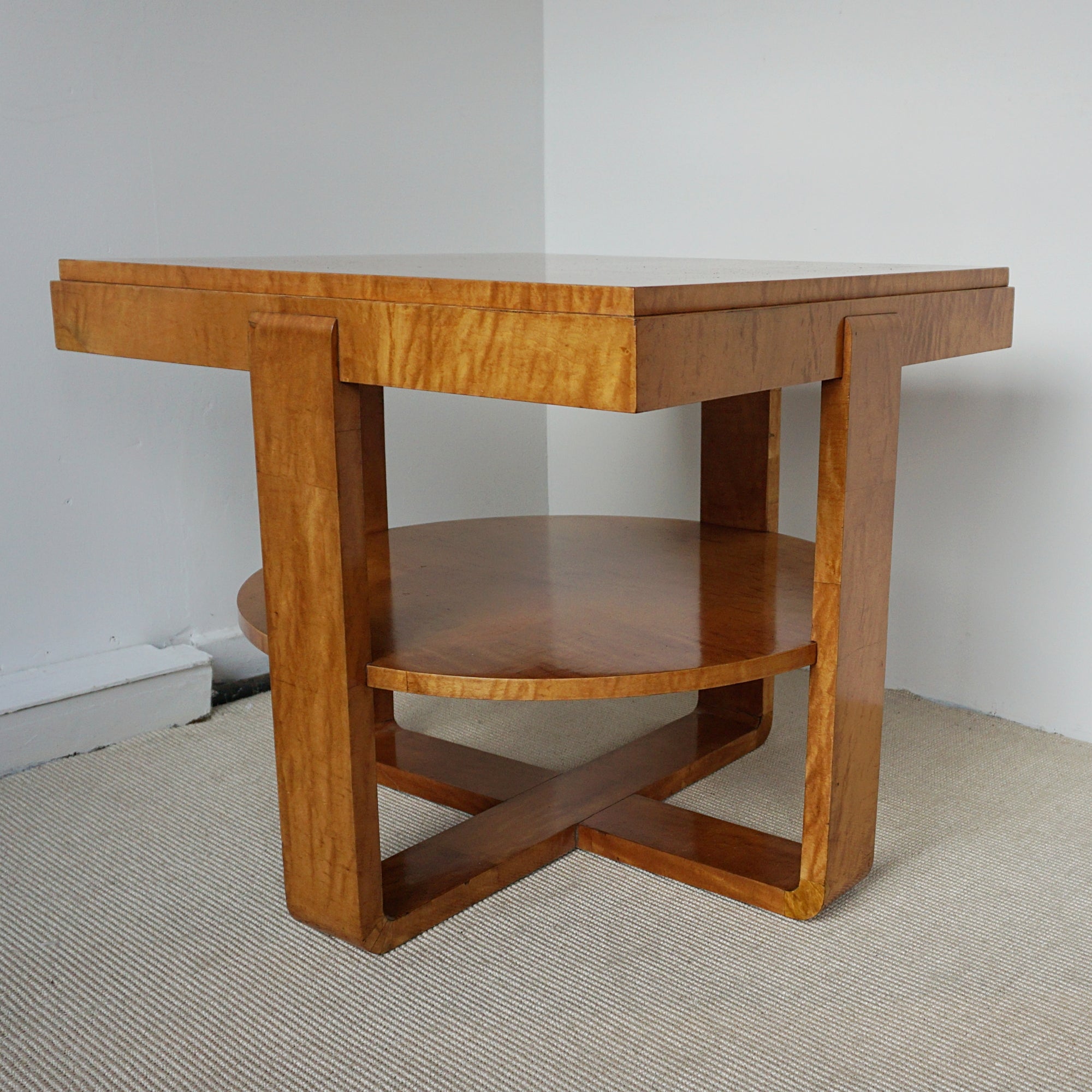 English Art Deco  Satinwood Coffee Table - Jeroen Markies Art Deco