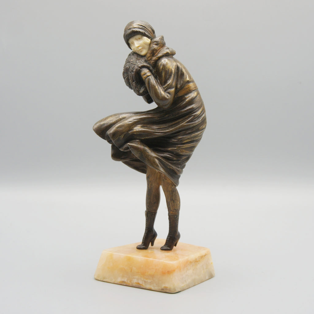 'The Squall' Demétre Chiparus (1886-1947)