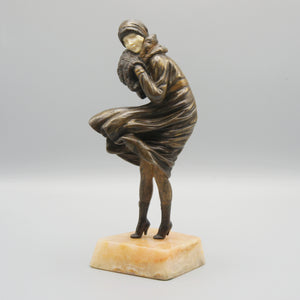 'The Squall' Demétre Chiparus (1886-1947)
