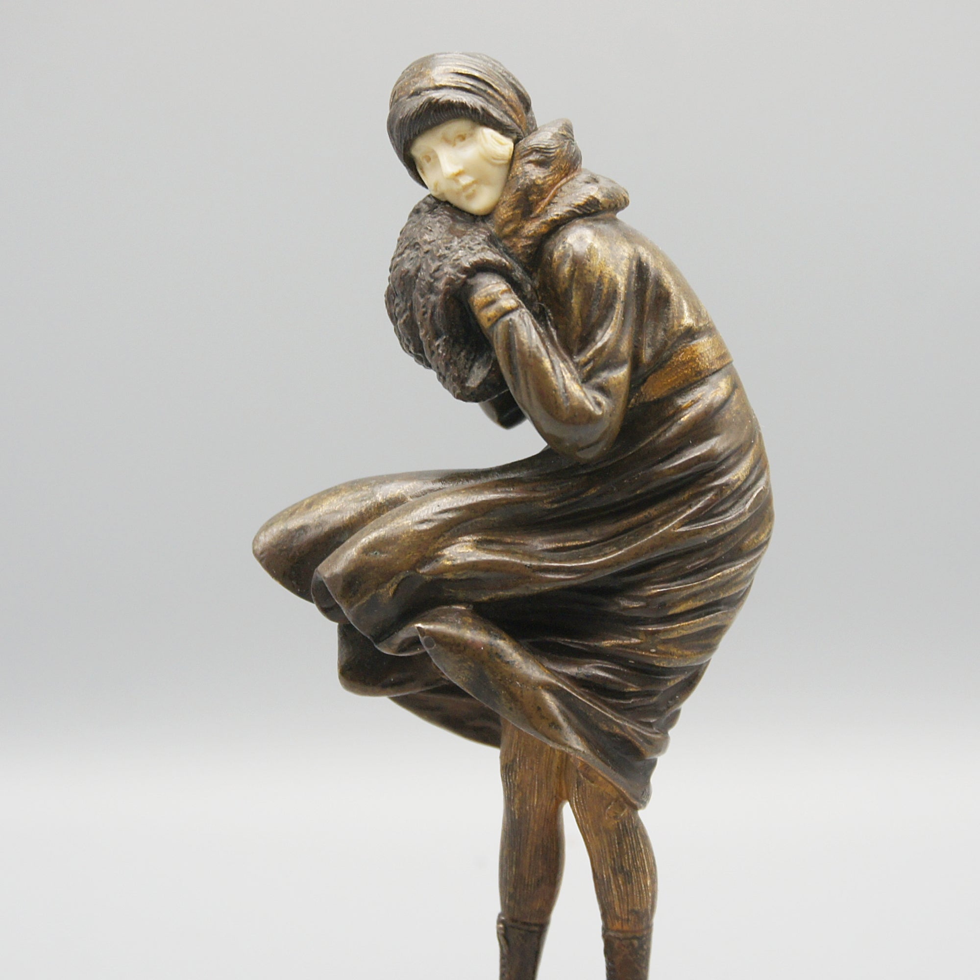'The Squall' Demétre Chiparus (1886-1947)