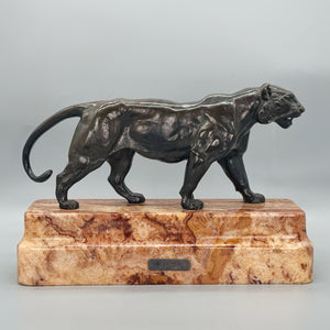 Early 20th Century Walking Tiger
